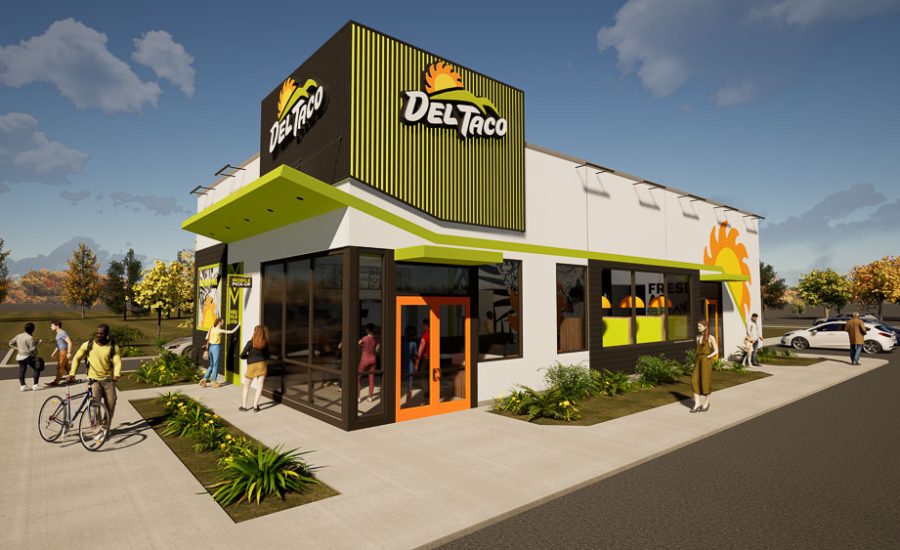 3D Rendering of Del Taco