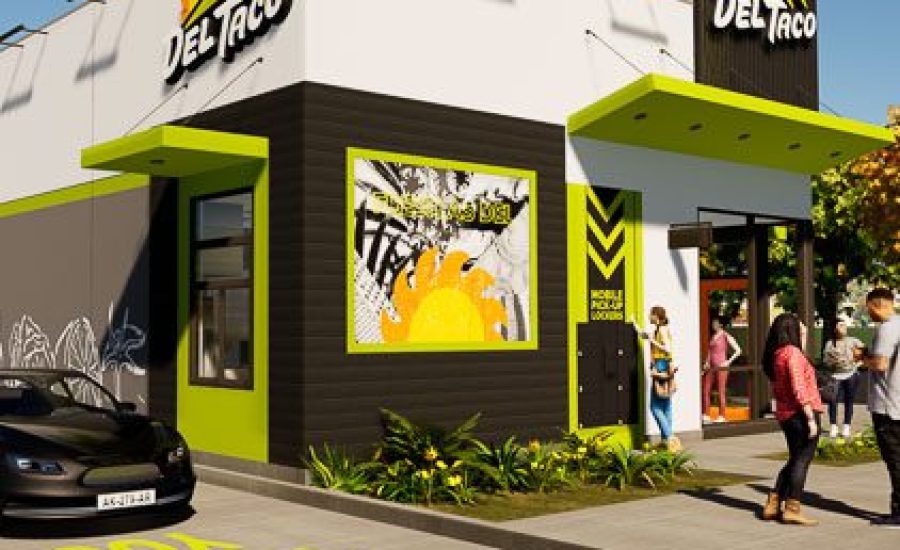 3D Rendering of Del Taco