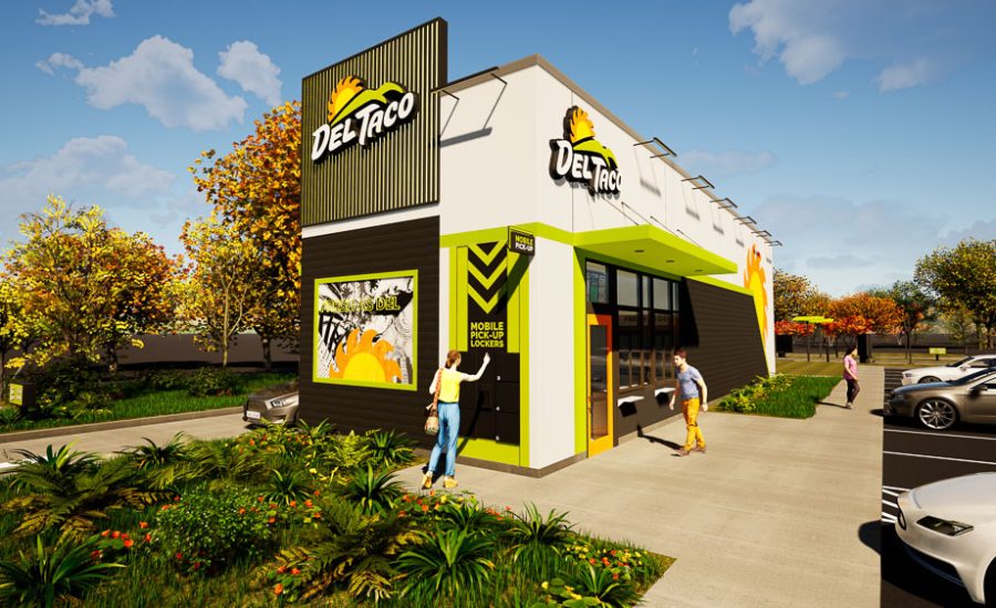 3D Rendering of Del Taco