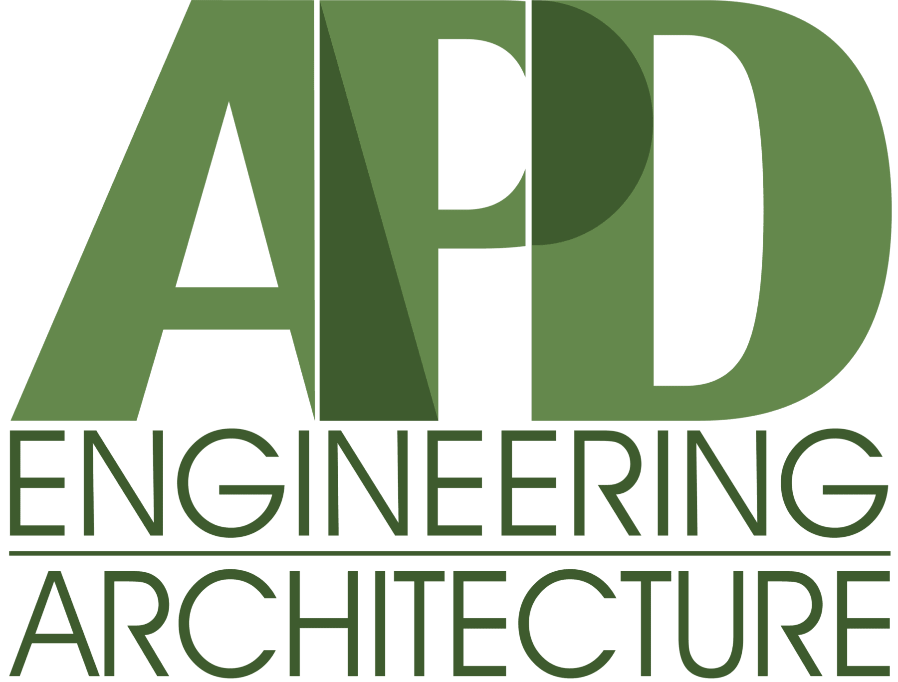 APD Engineering Architecture logo, featuring bold green letters and modern design, representing innovative architectural solutions.